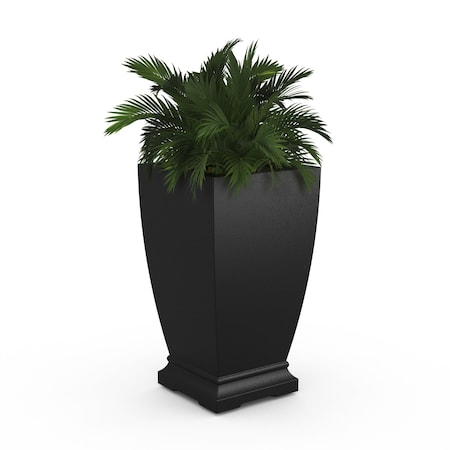 Mayne Acadia 28in Tall Planter - Black 5916-B